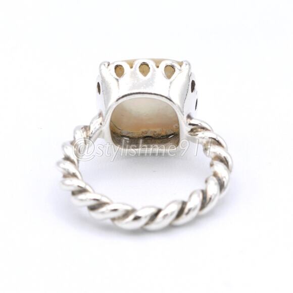 Authentic PANDORA Mother of Pearl Sincerity Ring - Picture 4 of 10